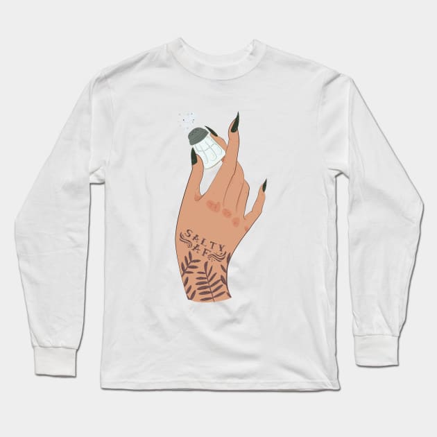 Salty AF Long Sleeve T-Shirt by Jesmyne1